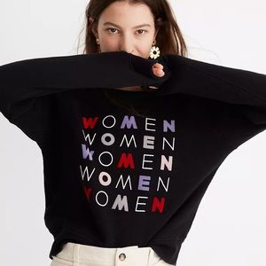 Madewell | “women” crop sweatshirt